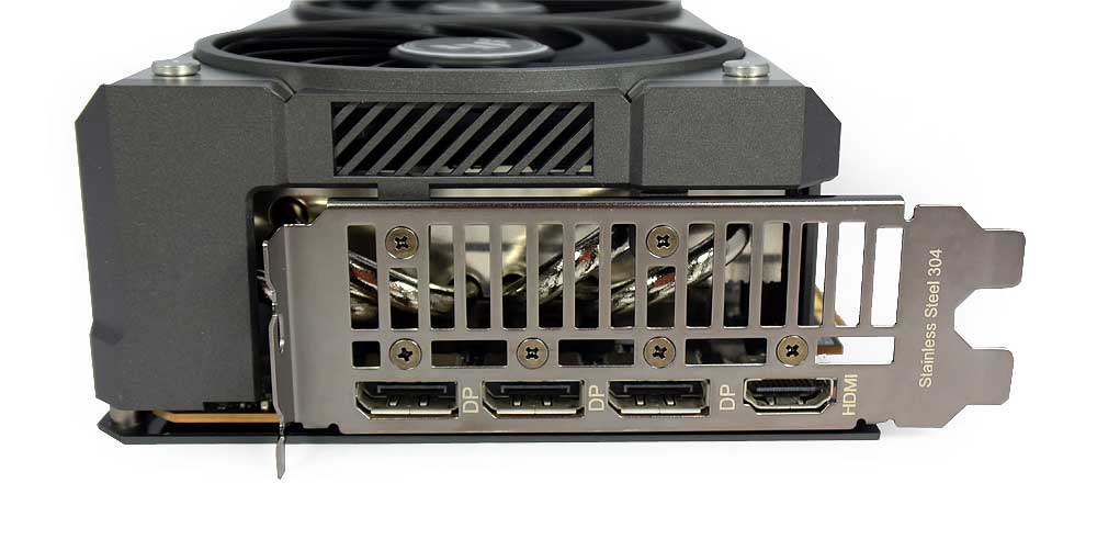 Asus TUF RX 9070 XT O16G Gaming obrazové výstupy