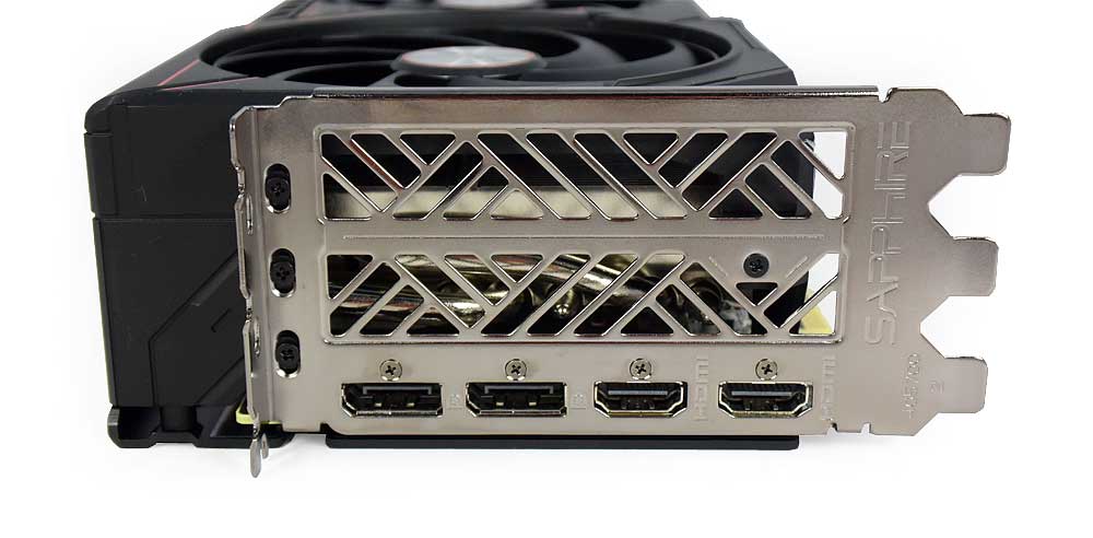 Sapphire PULSE RX 9070 XT GAMING 16G obrazové výstupy