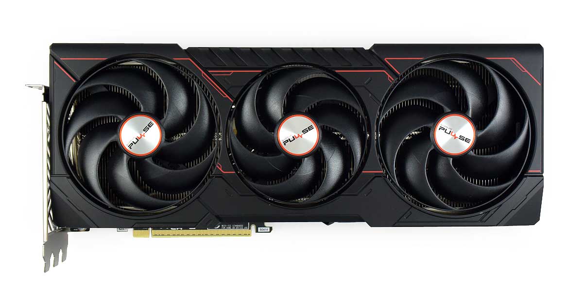 Sapphire PULSE RX 9070 XT GAMING 16G; čelní strana