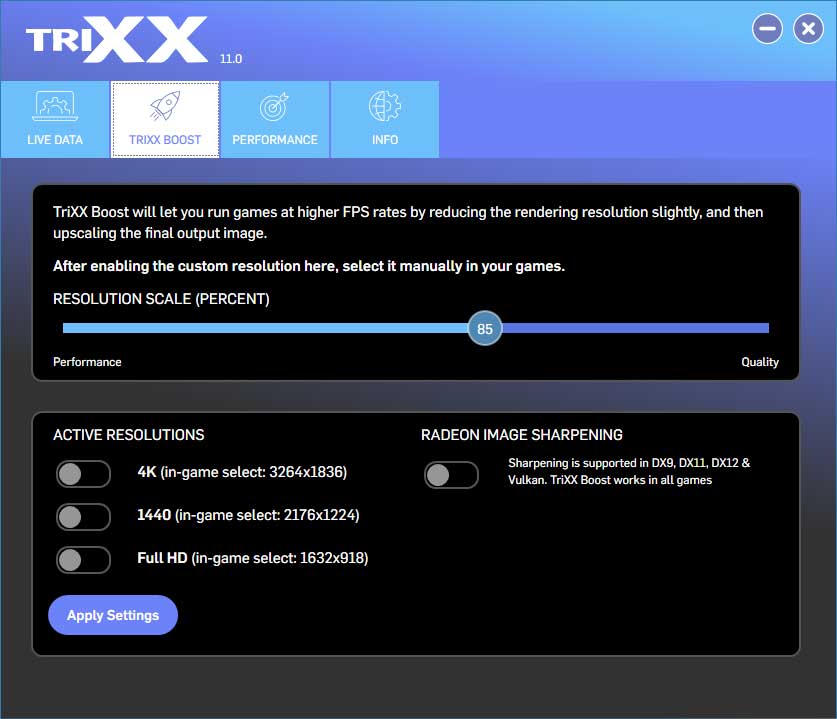 Sapphire TriXX; TRIXX BOOT