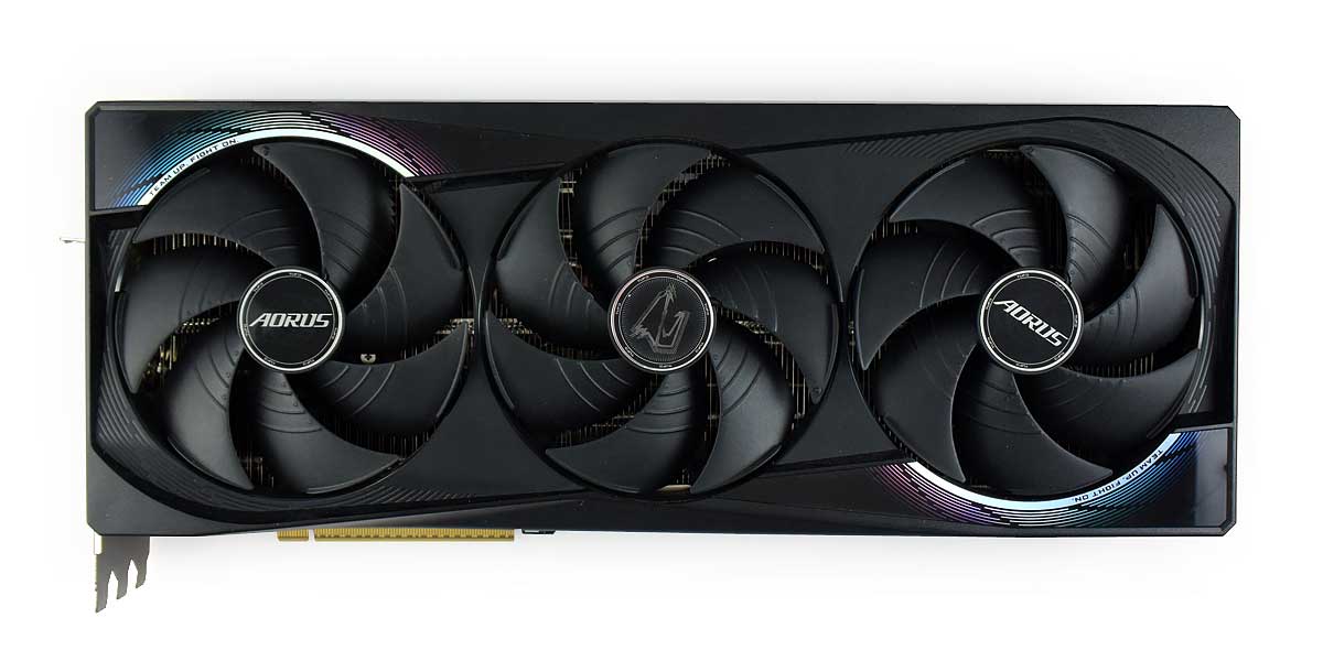 Gigabyte AORUS RTX 5080 MASTER 16G; čelní strana