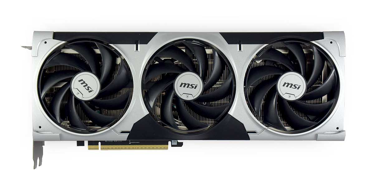 MSI RTX 5070 Ti 16G VENTUS 3X OC; čelní strana