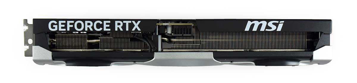 MSI RTX 5070 Ti 16G VENTUS 3X OC; horní strana