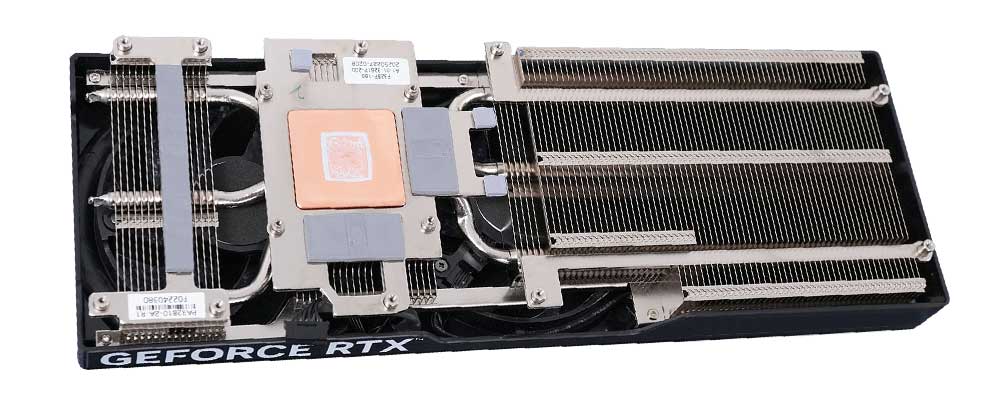 Gainward RTX 5060 Ti PYTHON III OC 16G; chladič