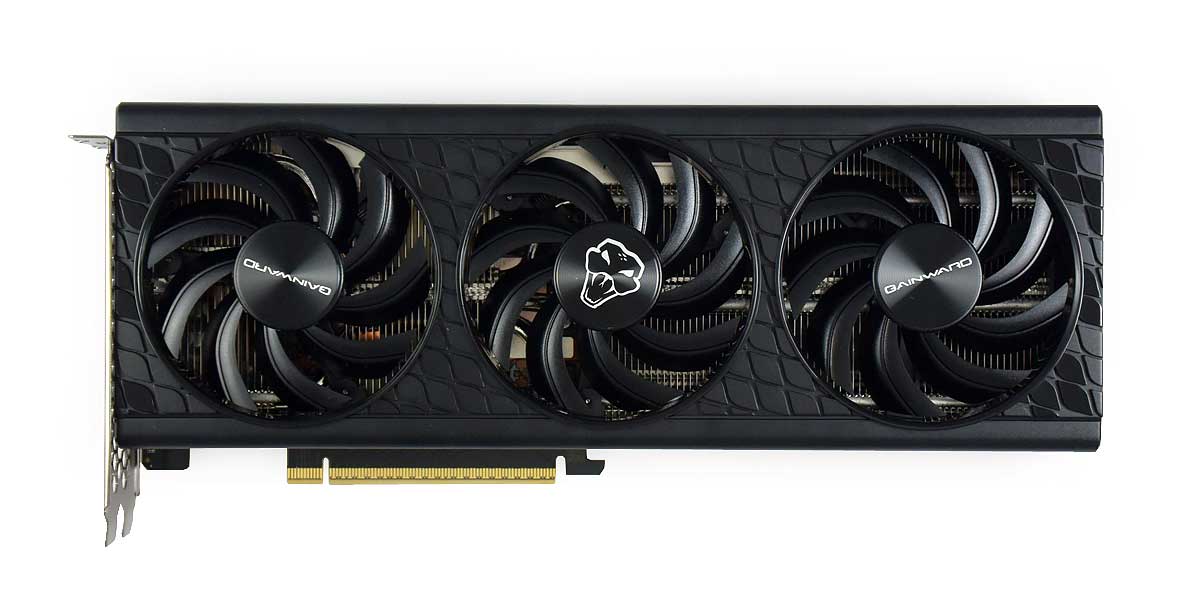 Pro zvětšení klikni Gainward RTX 5060 Ti PYTHON III OC 16G; čelní strana