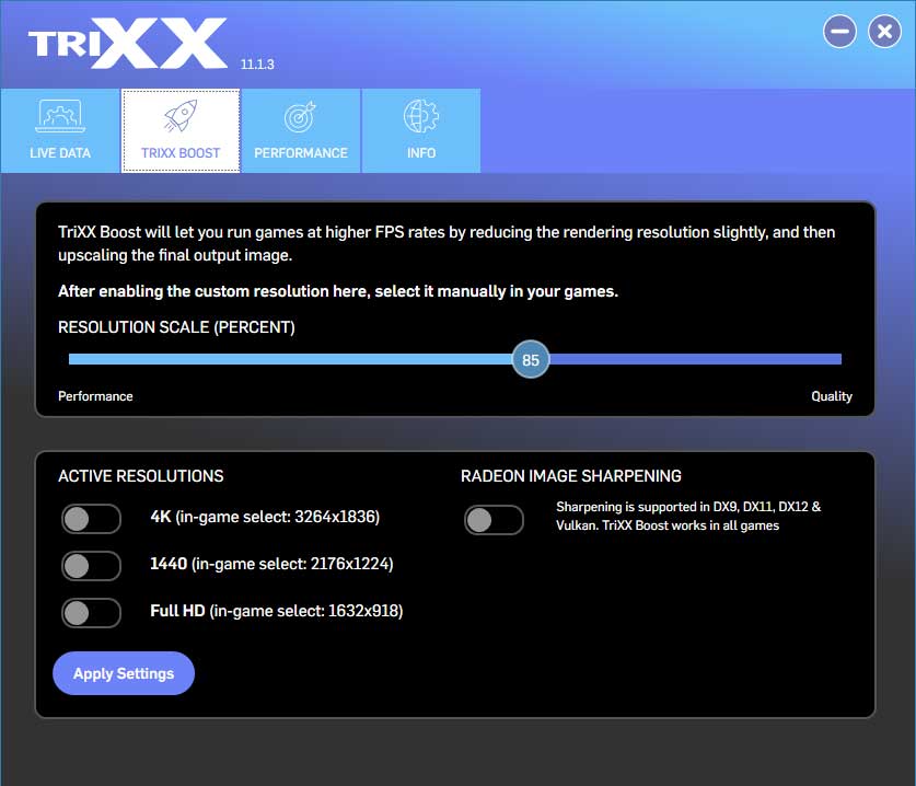 Sapphire TriXX; TRIXX BOOT