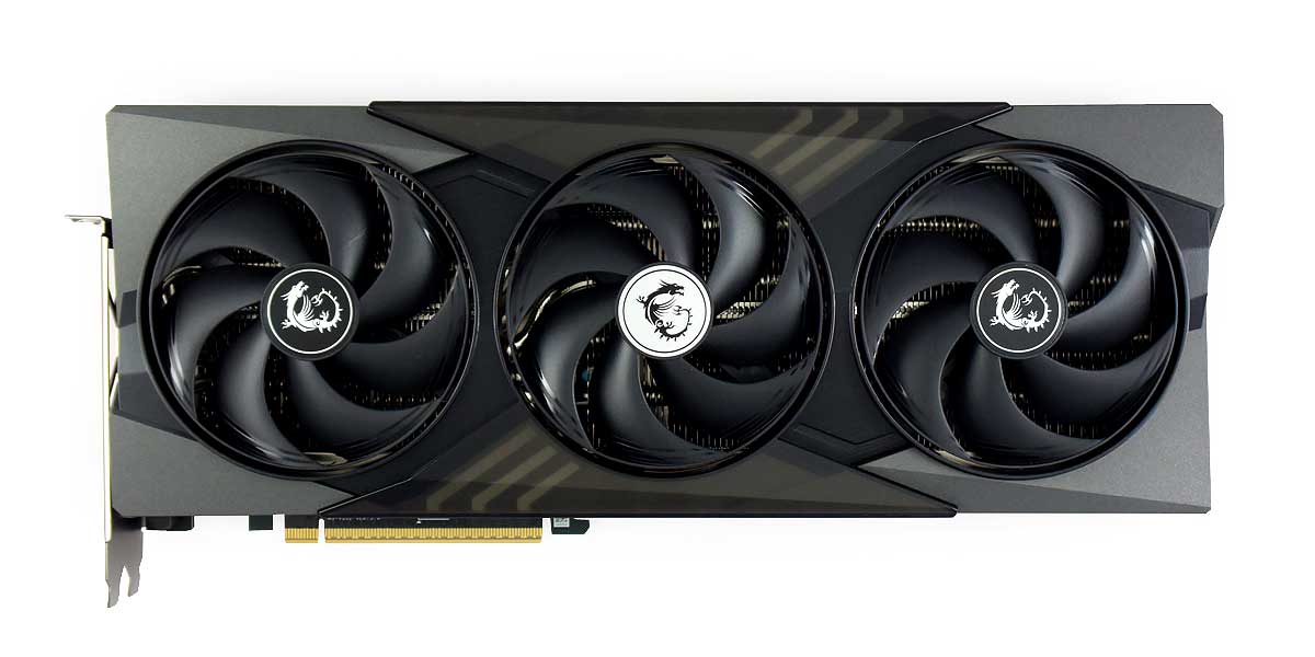 Pro zvětšení klikni MSI RTX 5080 16G GAMING TRIO OC; čelní strana