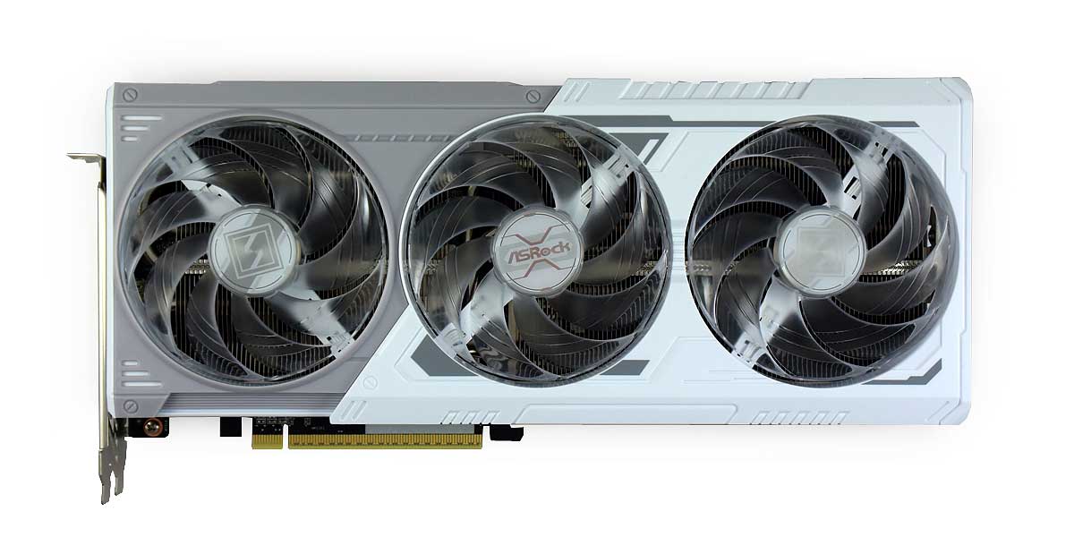 Pro zvětšení klikni ASRock RX 9060 XT Steel Legend OC 16G; čelní strana