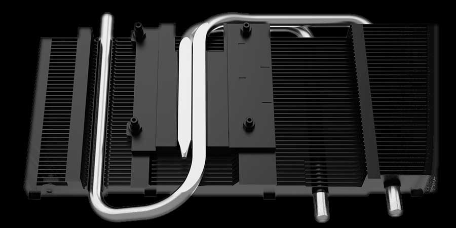 MSI RTX 5060 Ti 16G VENTUS 2X OC PLUS; chladič