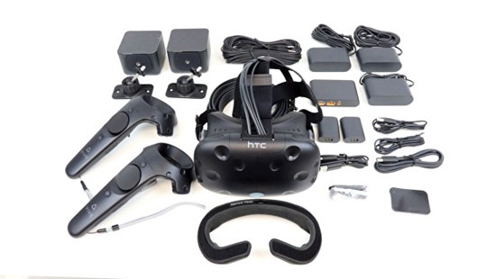 HTC Vive obsah balení