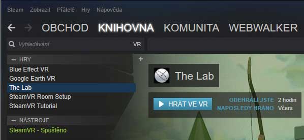 HTC Vive Steam