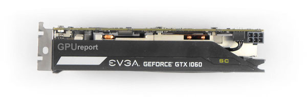 EVGA GTX 1060 SC Gaming 6GB top