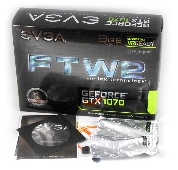 EVGA GTX 1070 FTW2 Gaming iCX box