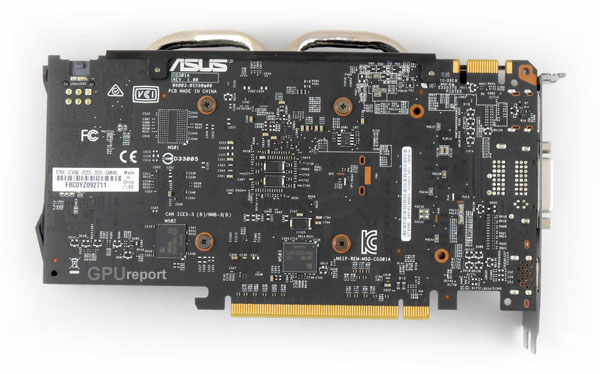 Asus Strix GTX 950 DC2OC Gaming back